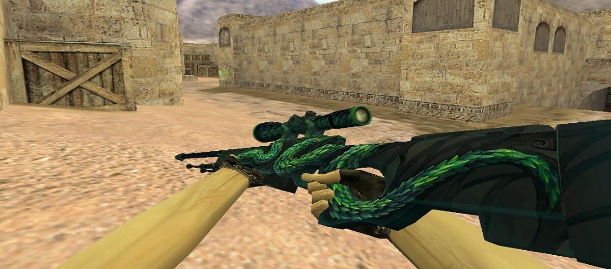 CS:GO AWP Atheris HD skin for CS 1.6 